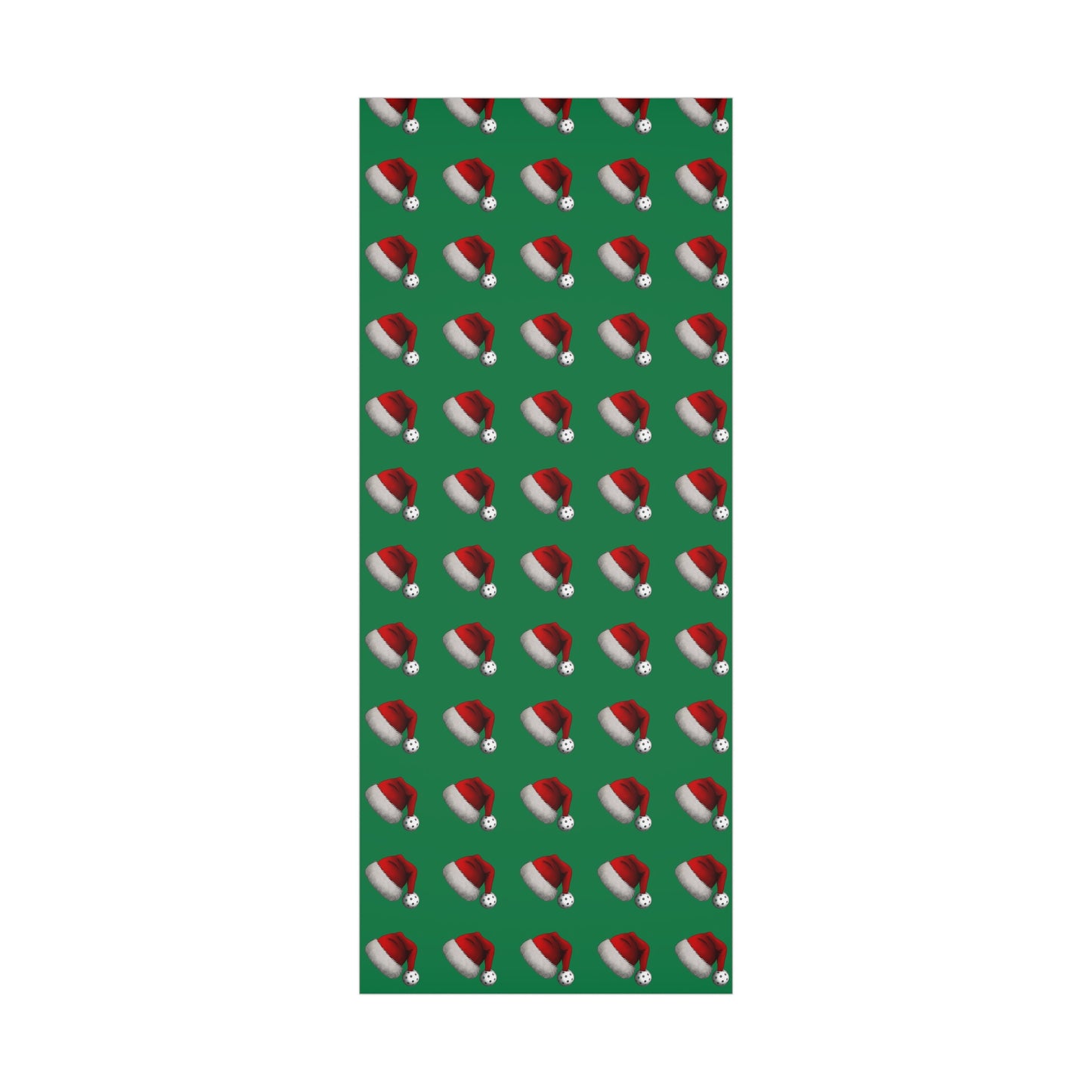Pickleball Santa Hat Gift Wrap