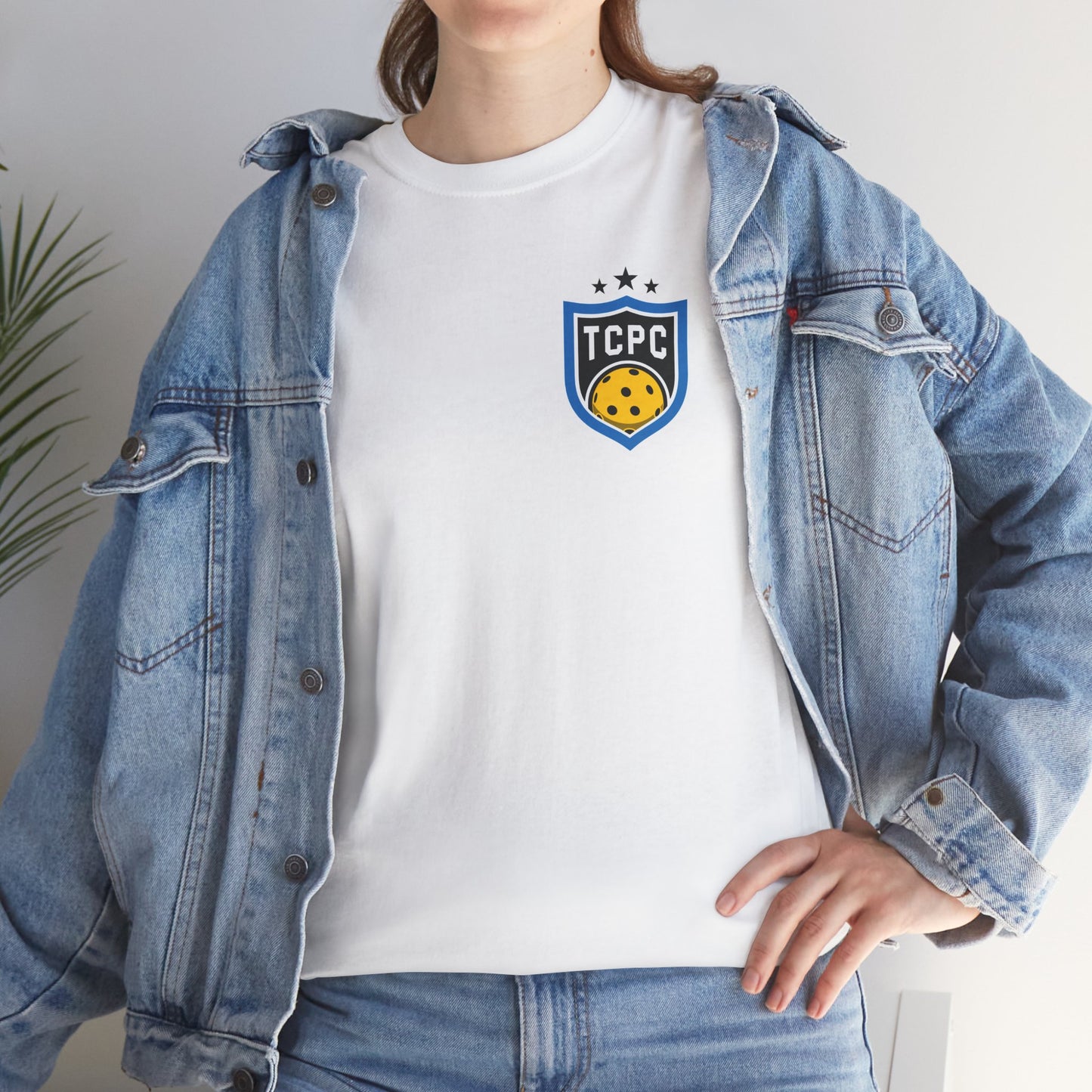 Thurston County Pickleball Club Unisex Heavy Cotton Tee