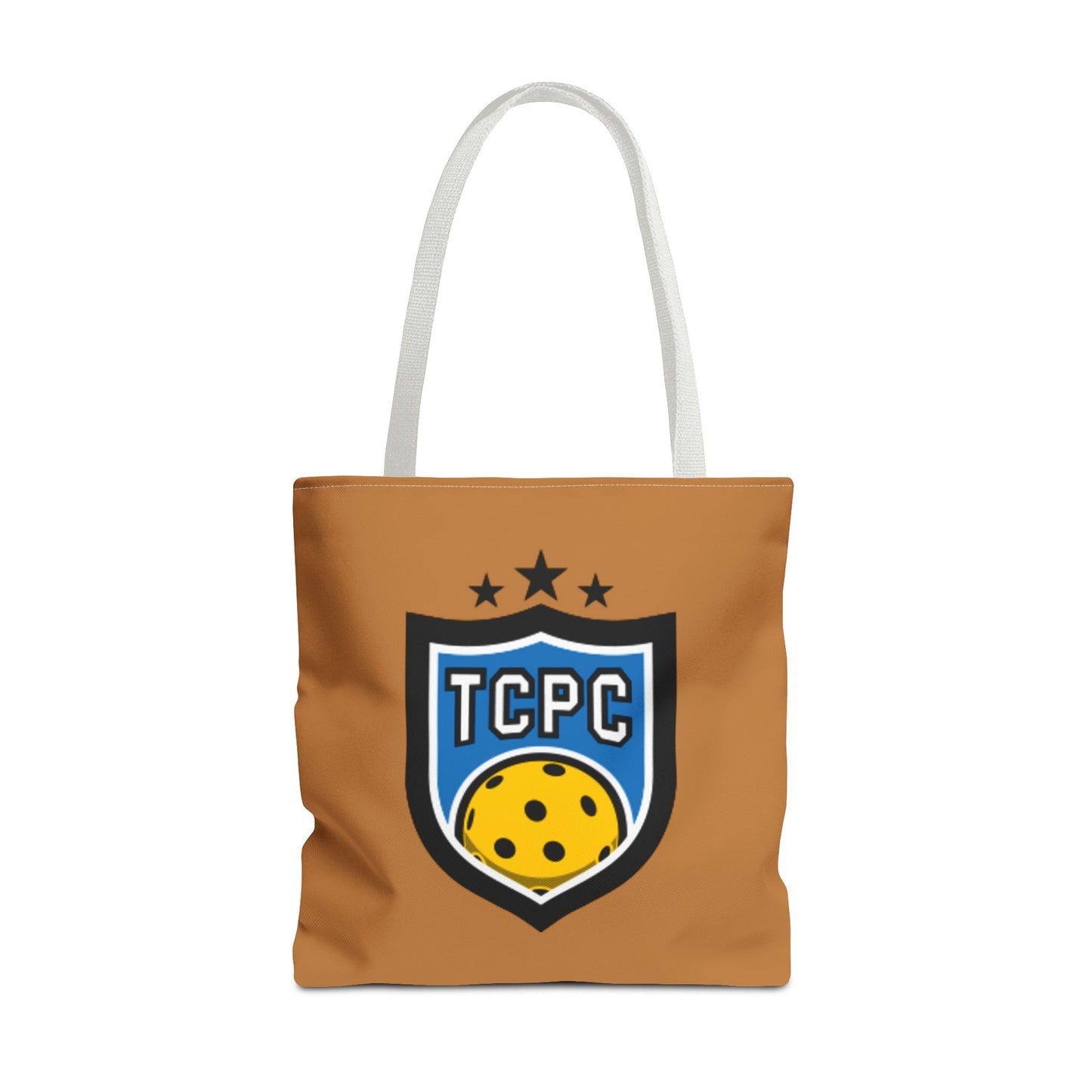 TCPC Brown Tote Bag - Perfect for Pickleball Fans and Daily Use