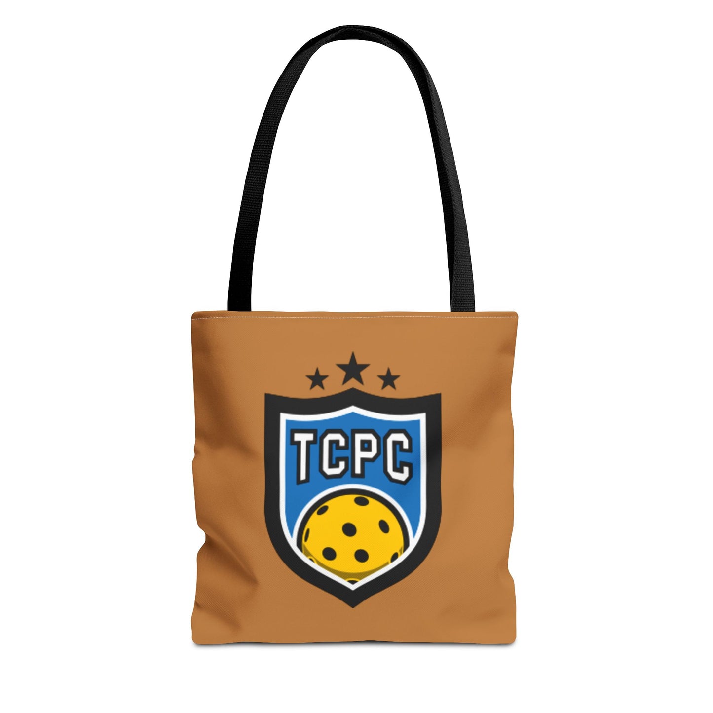 TCPC Brown Tote Bag - Perfect for Pickleball Fans and Daily Use