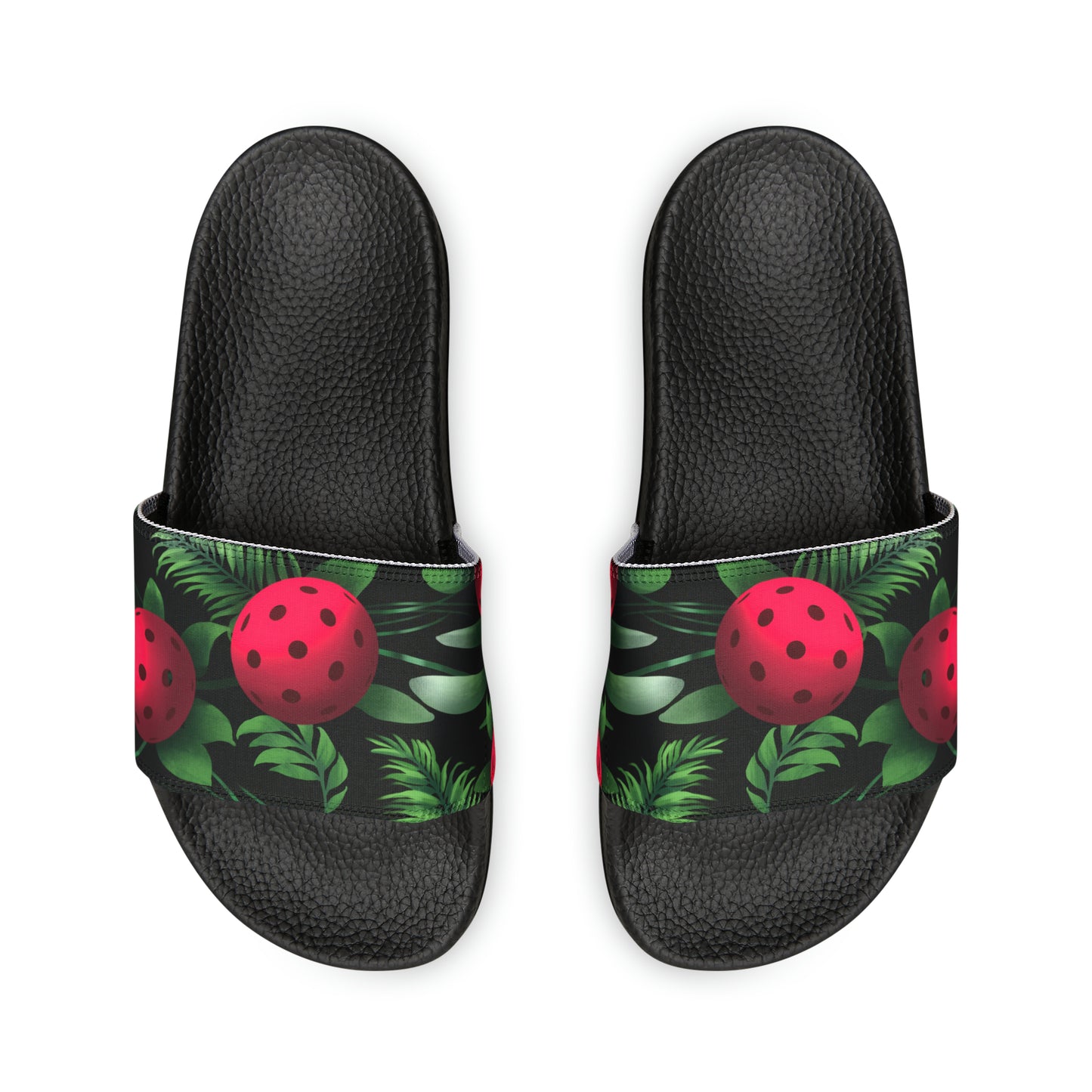 Women's Tropical Pickleball PU Slide Sandals!