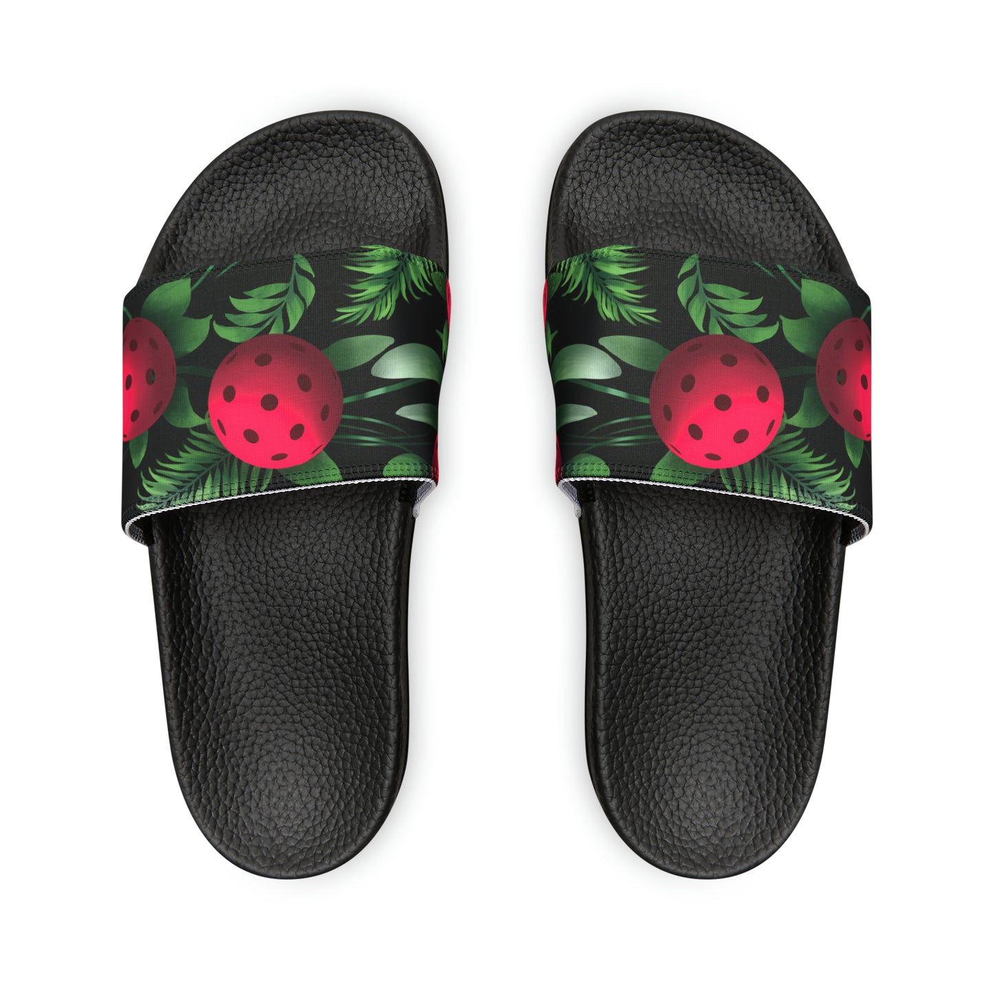 Women's Tropical Pickleball PU Slide Sandals!