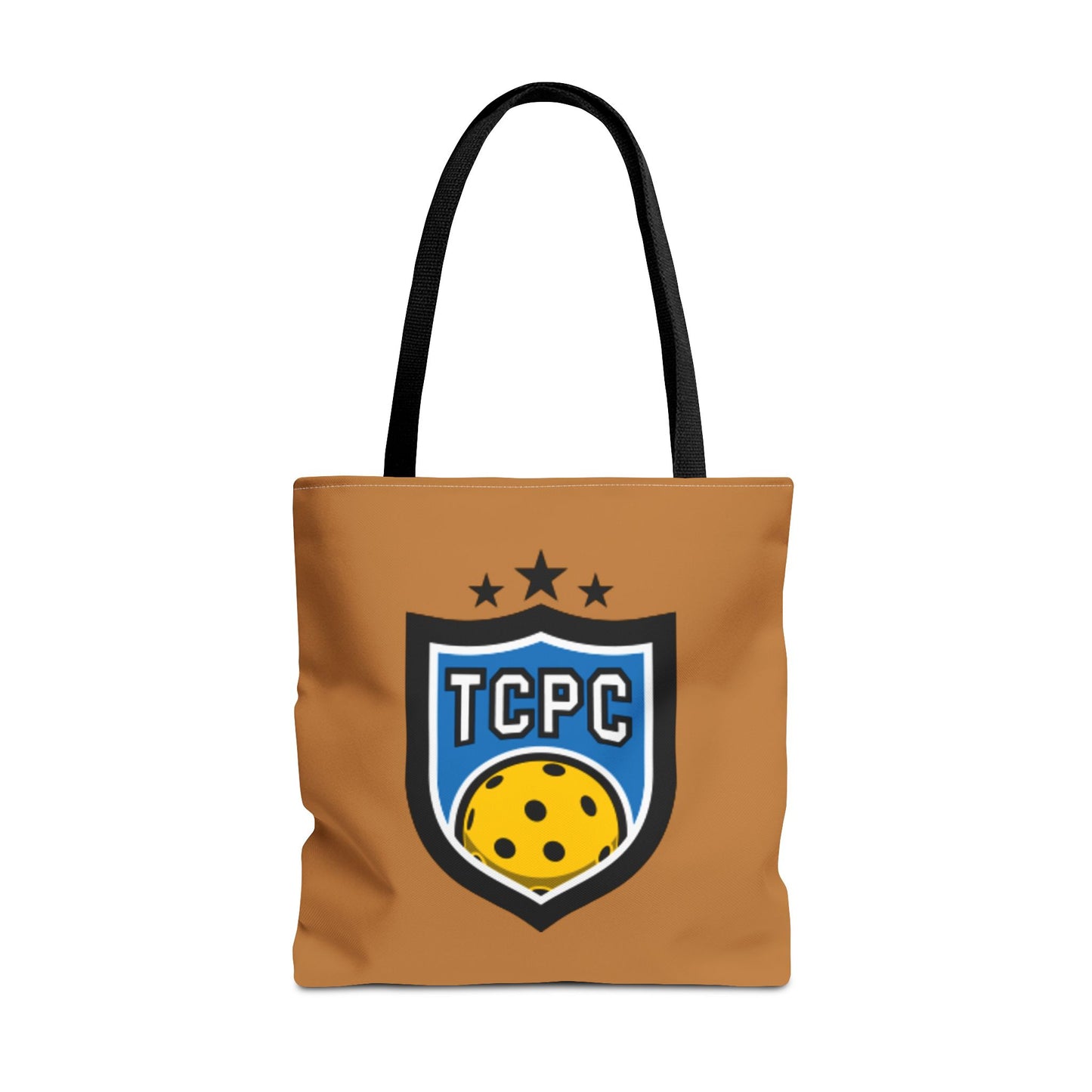 TCPC Brown Tote Bag - Perfect for Pickleball Fans and Daily Use