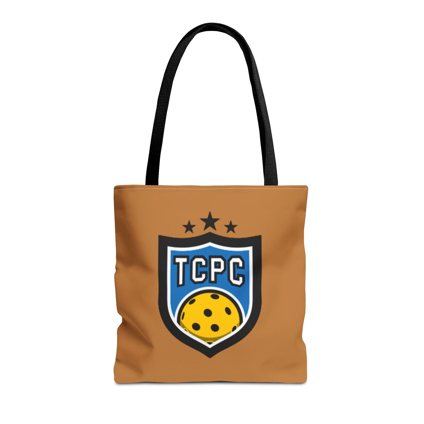 TCPC Brown Tote Bag - Perfect for Pickleball Fans and Daily Use