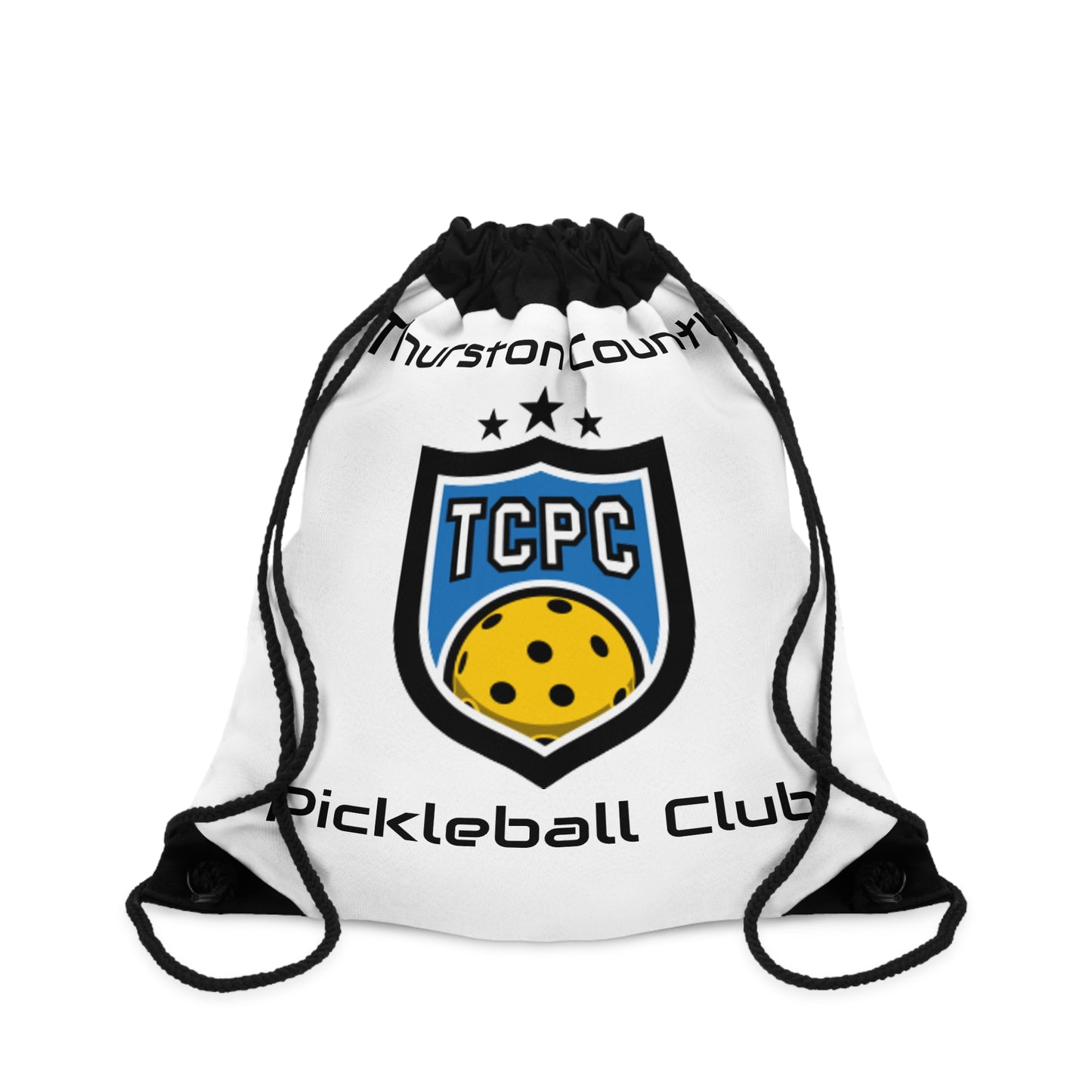TCPC Drawstring Bag - Perfect for Pickleball Shoes or Accessories Carryall