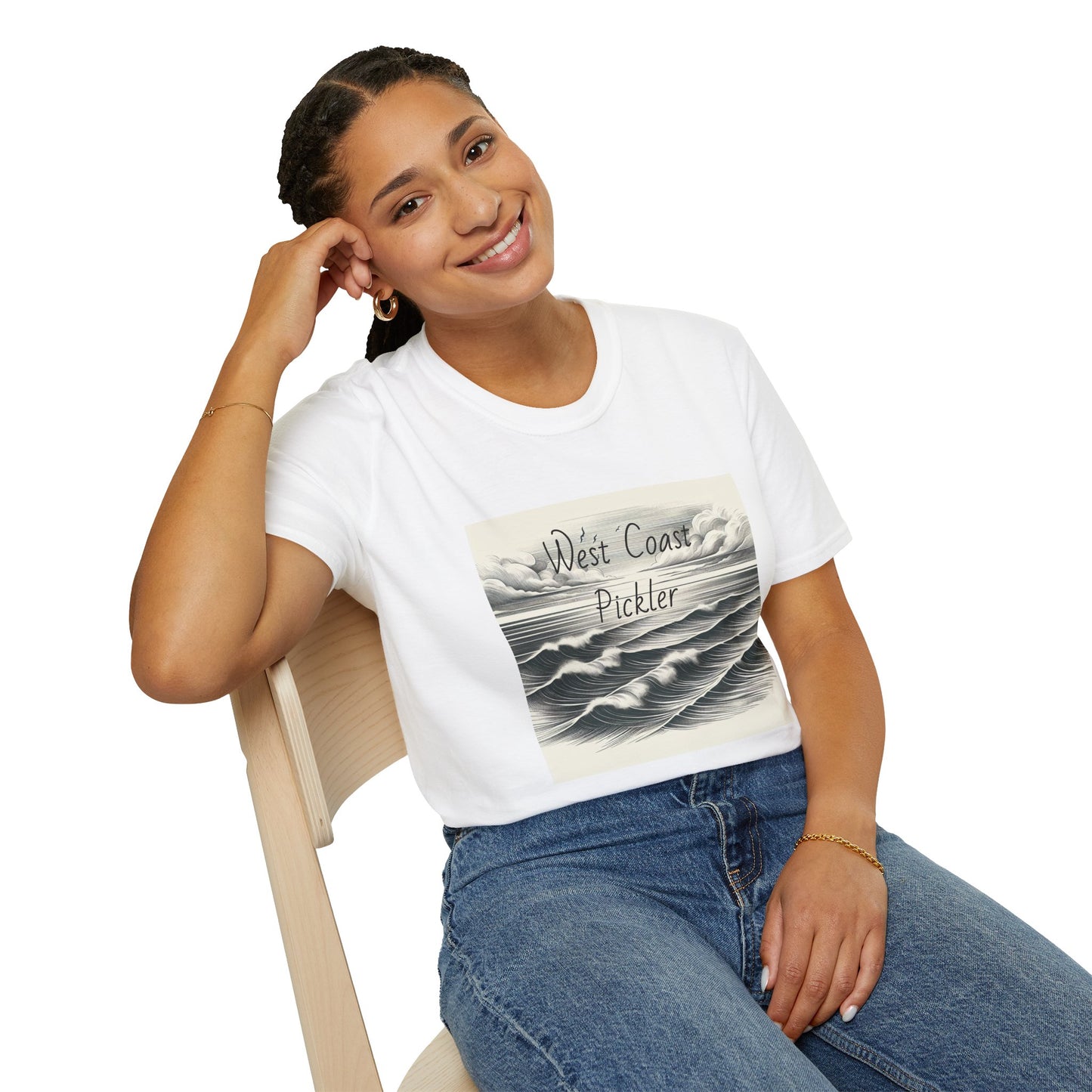 West Coast Pickler Unisex Softstyle T-Shirt - Casual Coastal Vibes