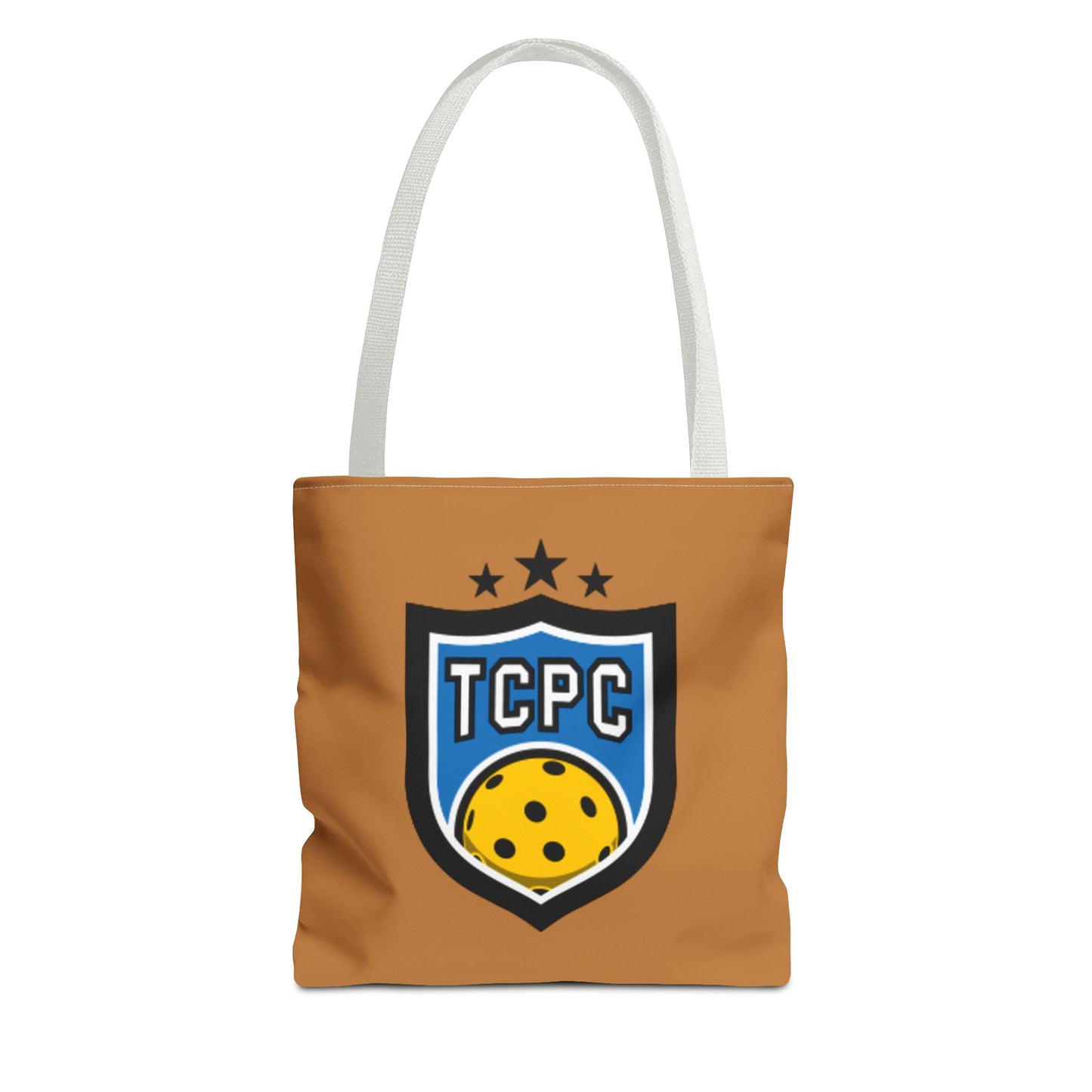 TCPC Brown Tote Bag - Perfect for Pickleball Fans and Daily Use