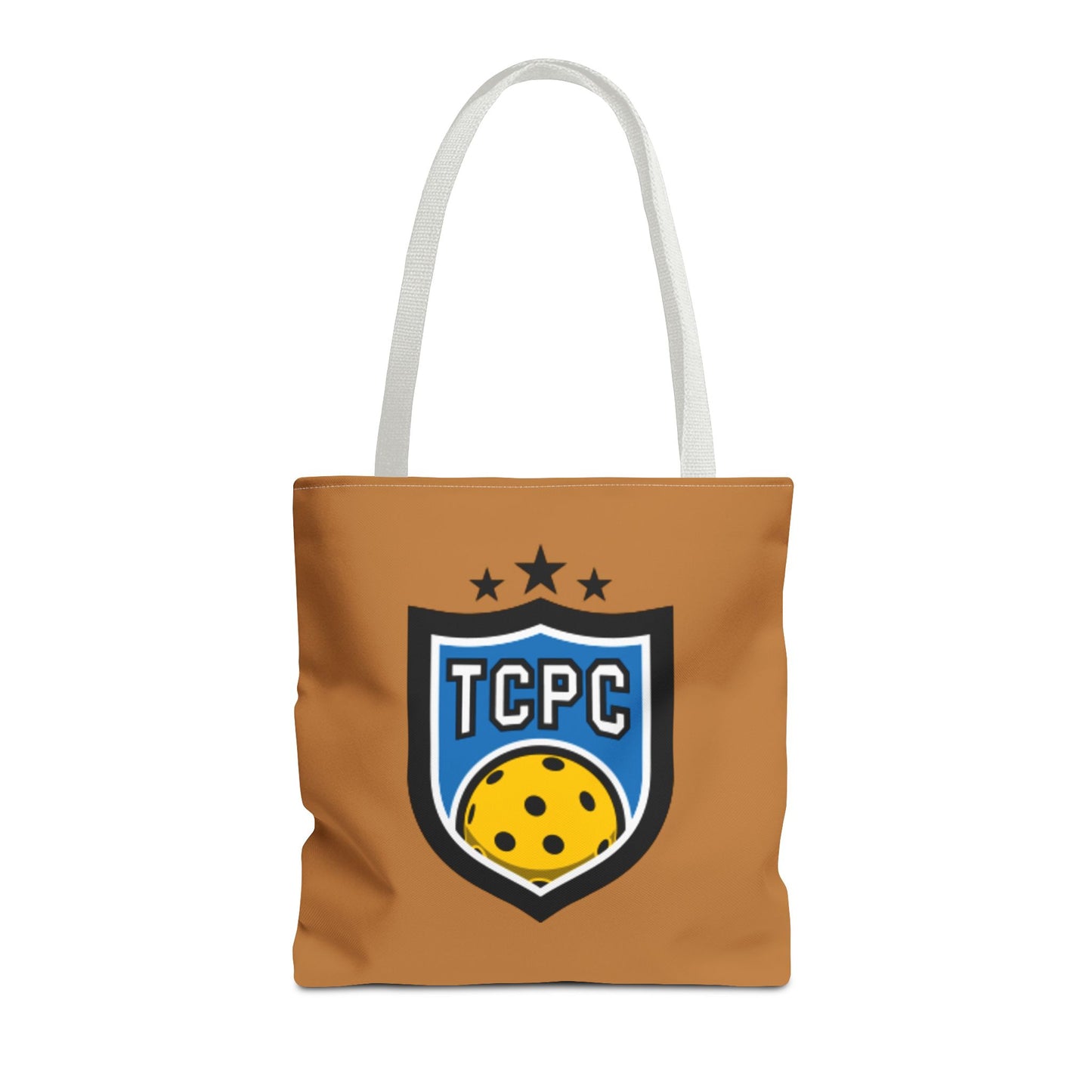 TCPC Brown Tote Bag - Perfect for Pickleball Fans and Daily Use