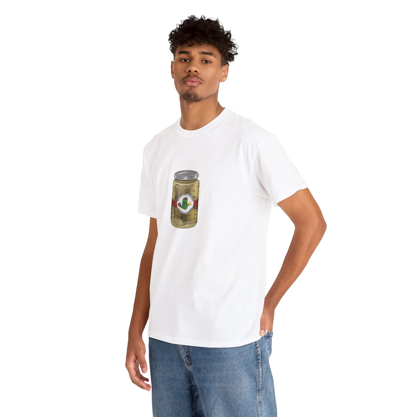 Unisex Heavy Cotton Pickleballs Jar Tee