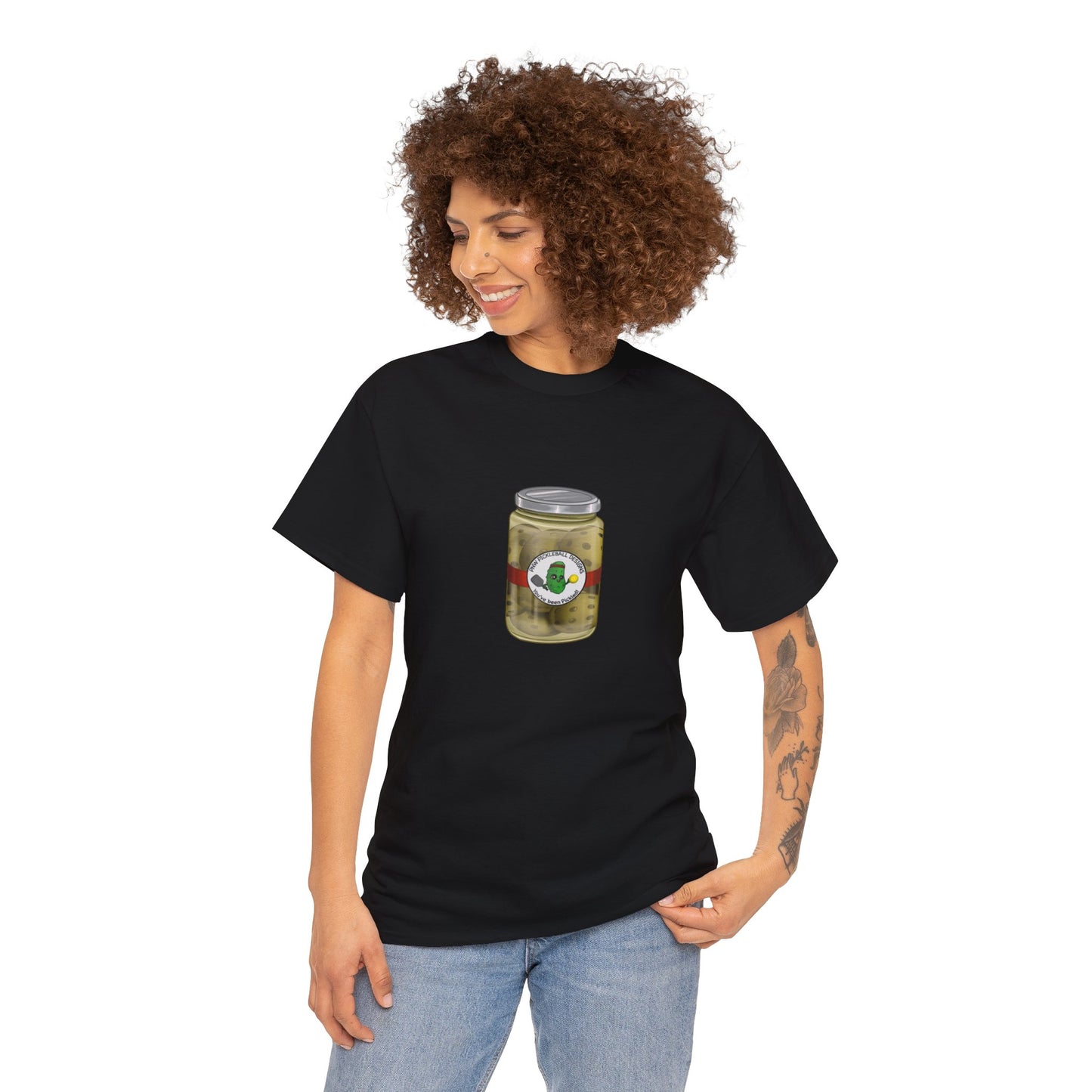 Unisex Heavy Cotton Pickleballs Jar Tee