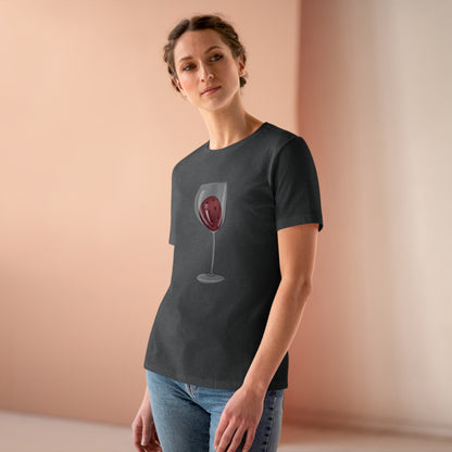 Pickleball Wine Glass Women's Premium Tee