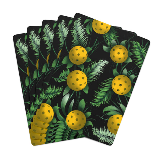 Tropical Pickleball Poker Cards!