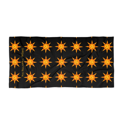 Pickleball Sun Beach Towel