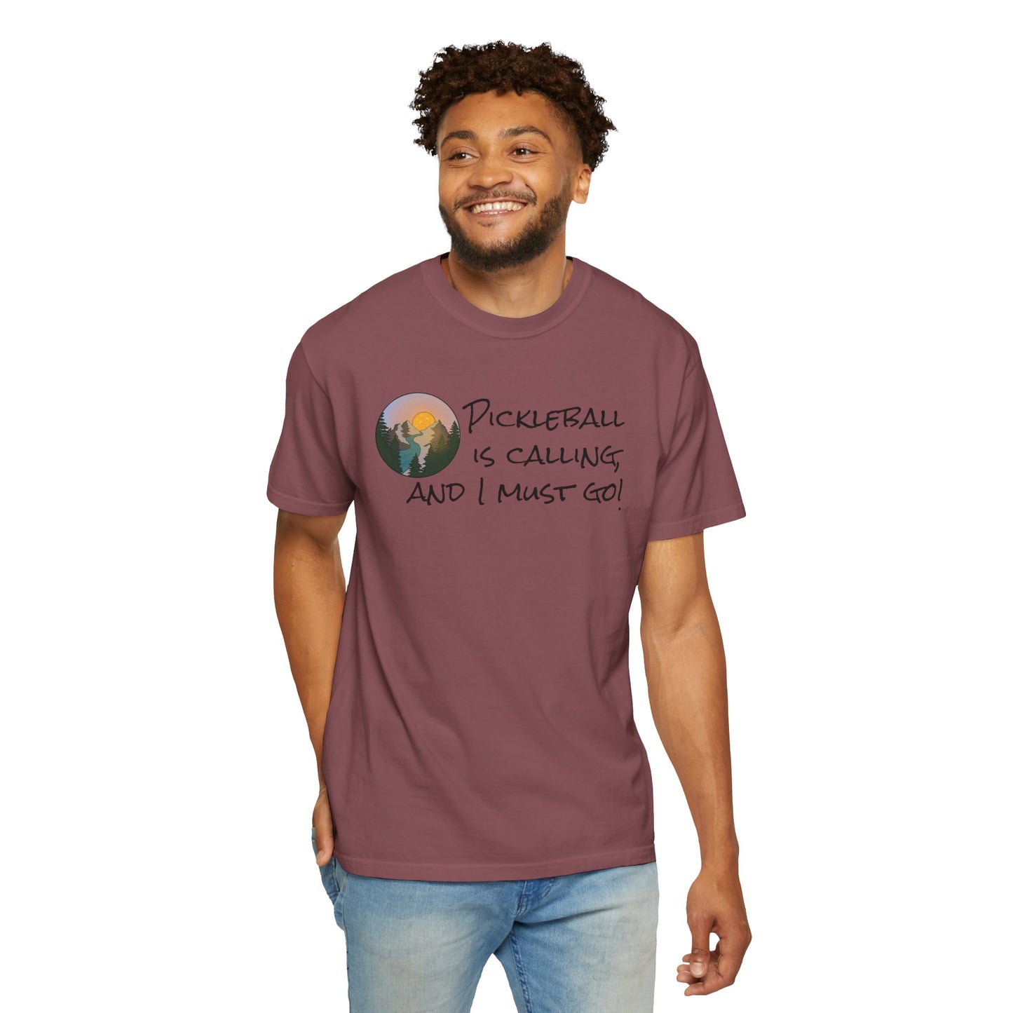 Pickleball Is Calling And I Must Go Unisex Garment-Dyed T-shirt