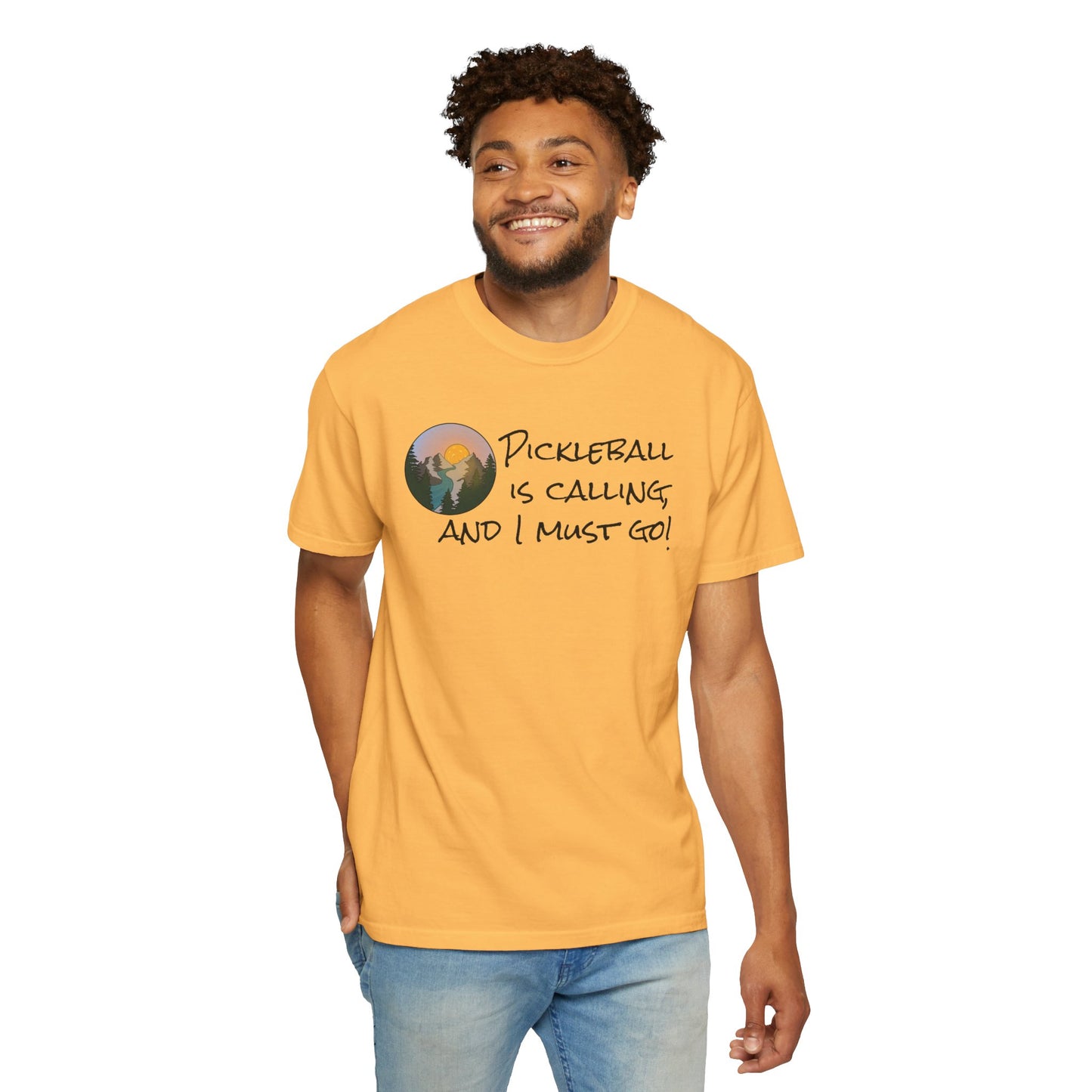 Pickleball Is Calling And I Must Go Unisex Garment-Dyed T-shirt