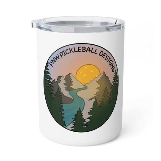 Pickleball Sun Logo Insulated Coffee Mug, 10oz