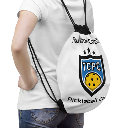 TCPC Drawstring Bag - Perfect for Pickleball Shoes or Accessories Carryall