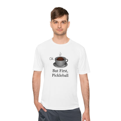 Pickleball Coffee Unisex Moisture Wicking Tee