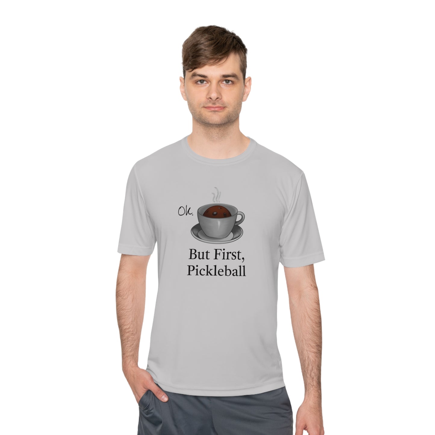 Pickleball Coffee Unisex Moisture Wicking Tee