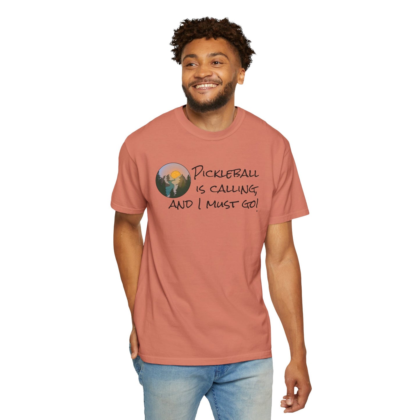 Pickleball Is Calling And I Must Go Unisex Garment-Dyed T-shirt