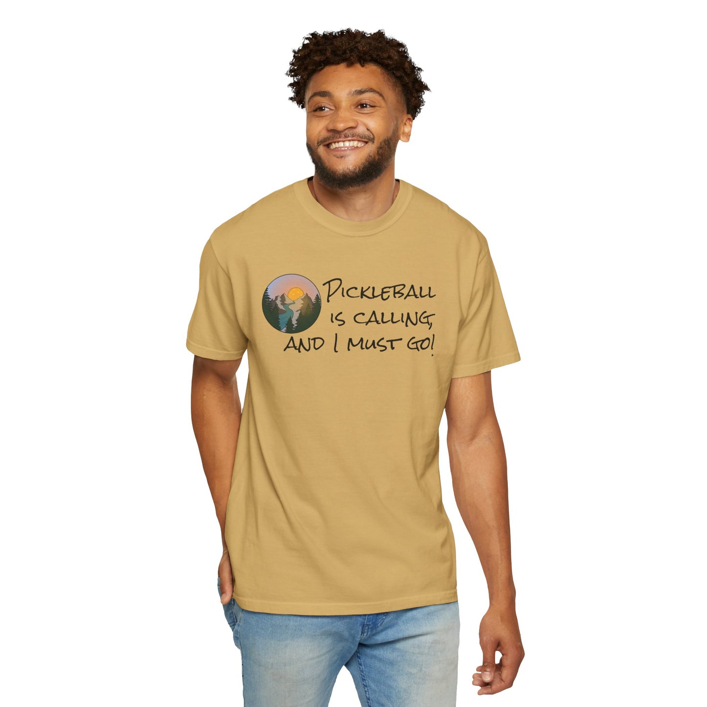 Pickleball Is Calling And I Must Go Unisex Garment-Dyed T-shirt