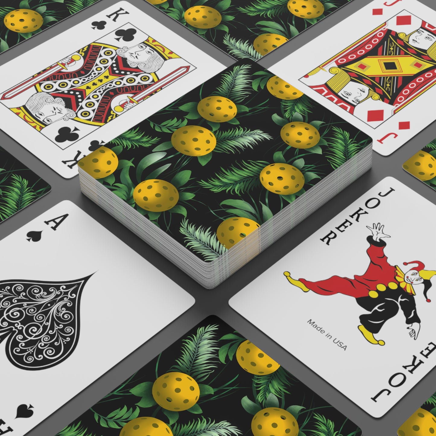 Tropical Pickleball Poker Cards!