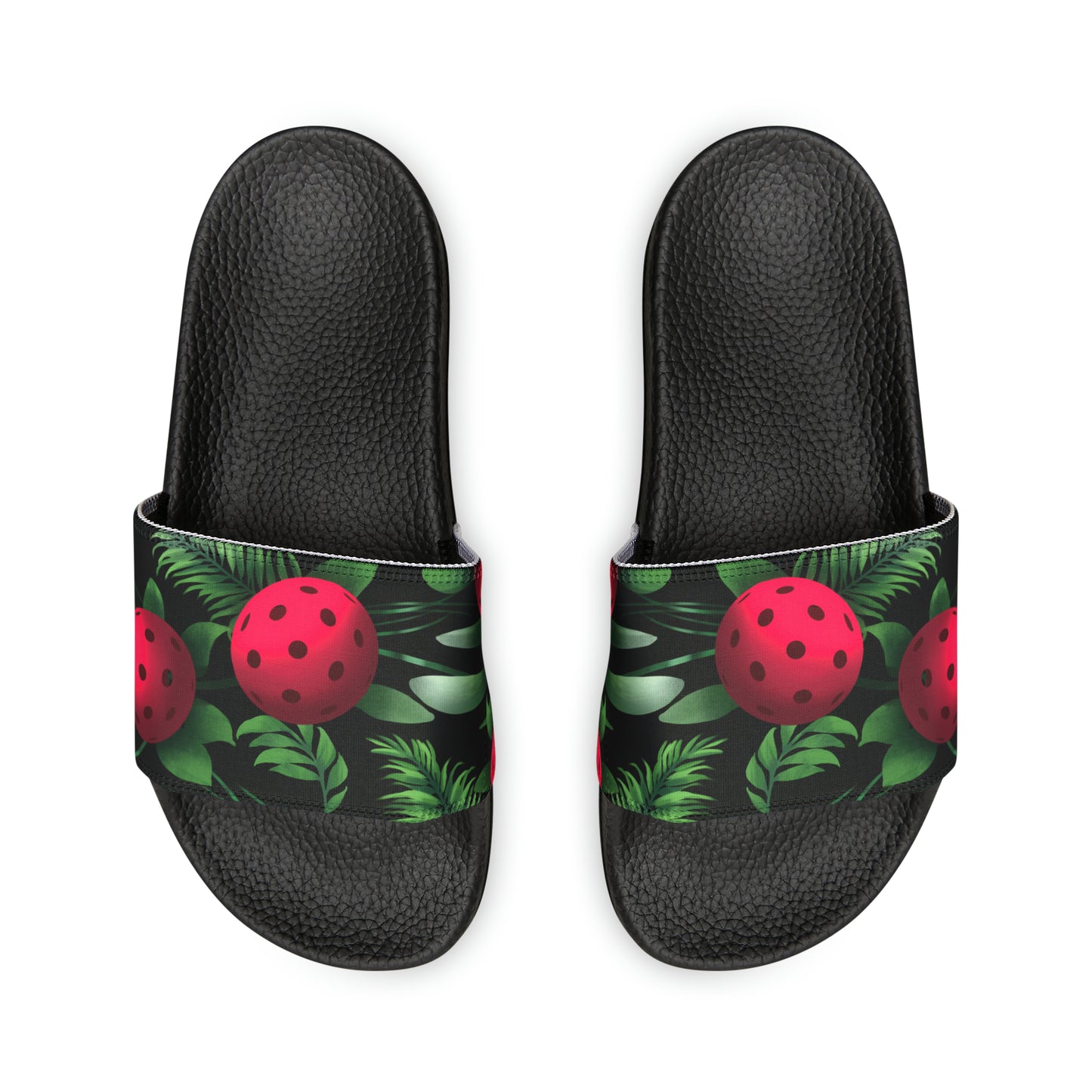 Women's Tropical Pickleball PU Slide Sandals!