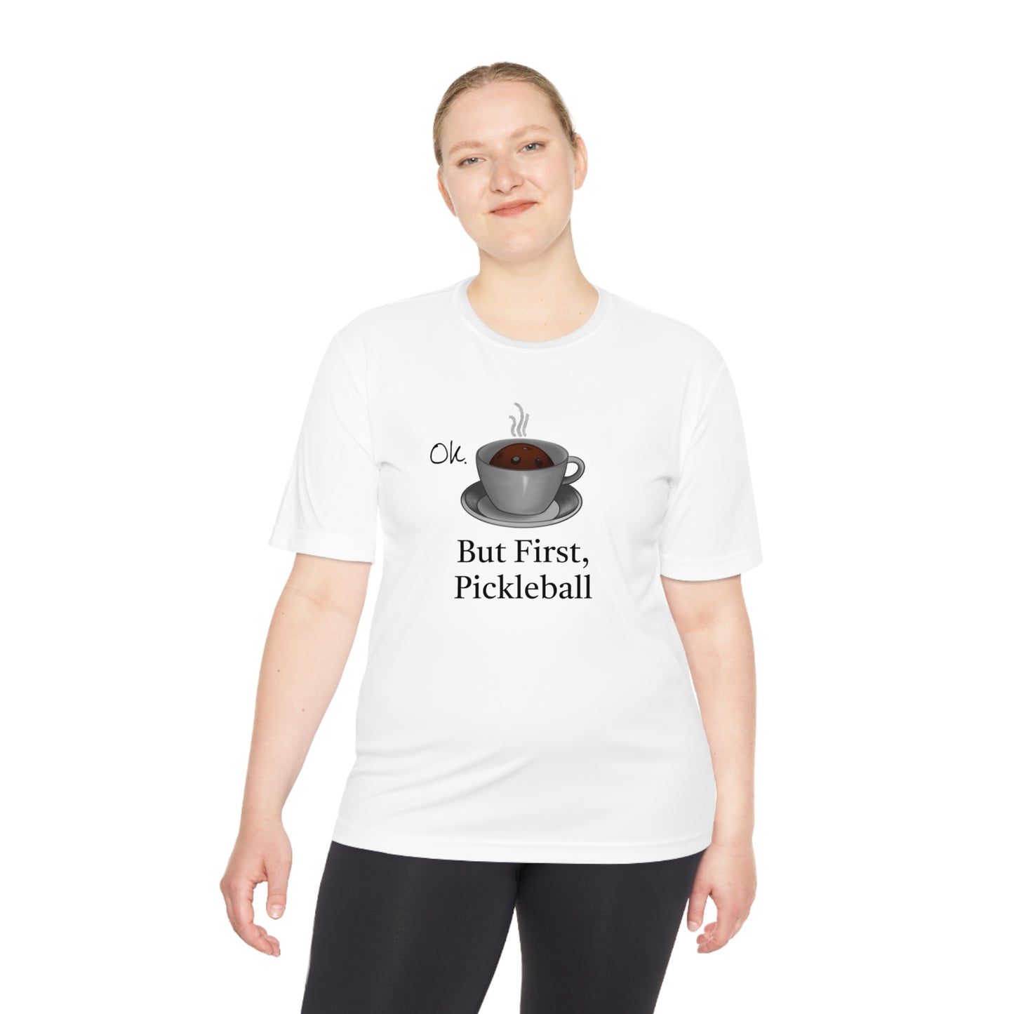 Pickleball Coffee Unisex Moisture Wicking Tee