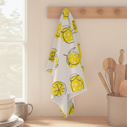 Soft Tea Towel Lemon Pickleballs