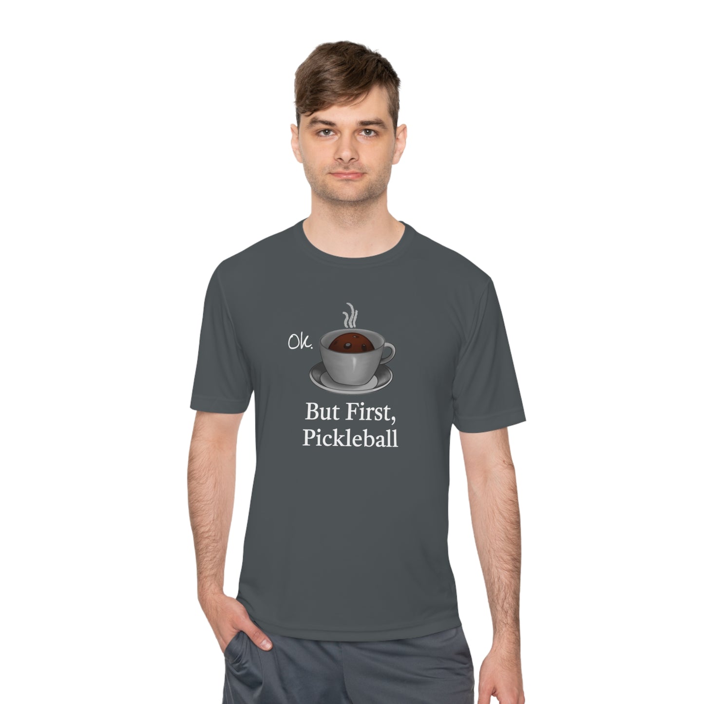 Pickleball Coffee Unisex Moisture Wicking Tee