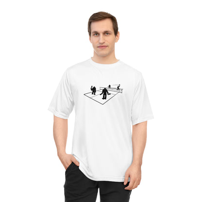 Sasquatches Playing Pickleball Unisex Zone Performance T-shirt