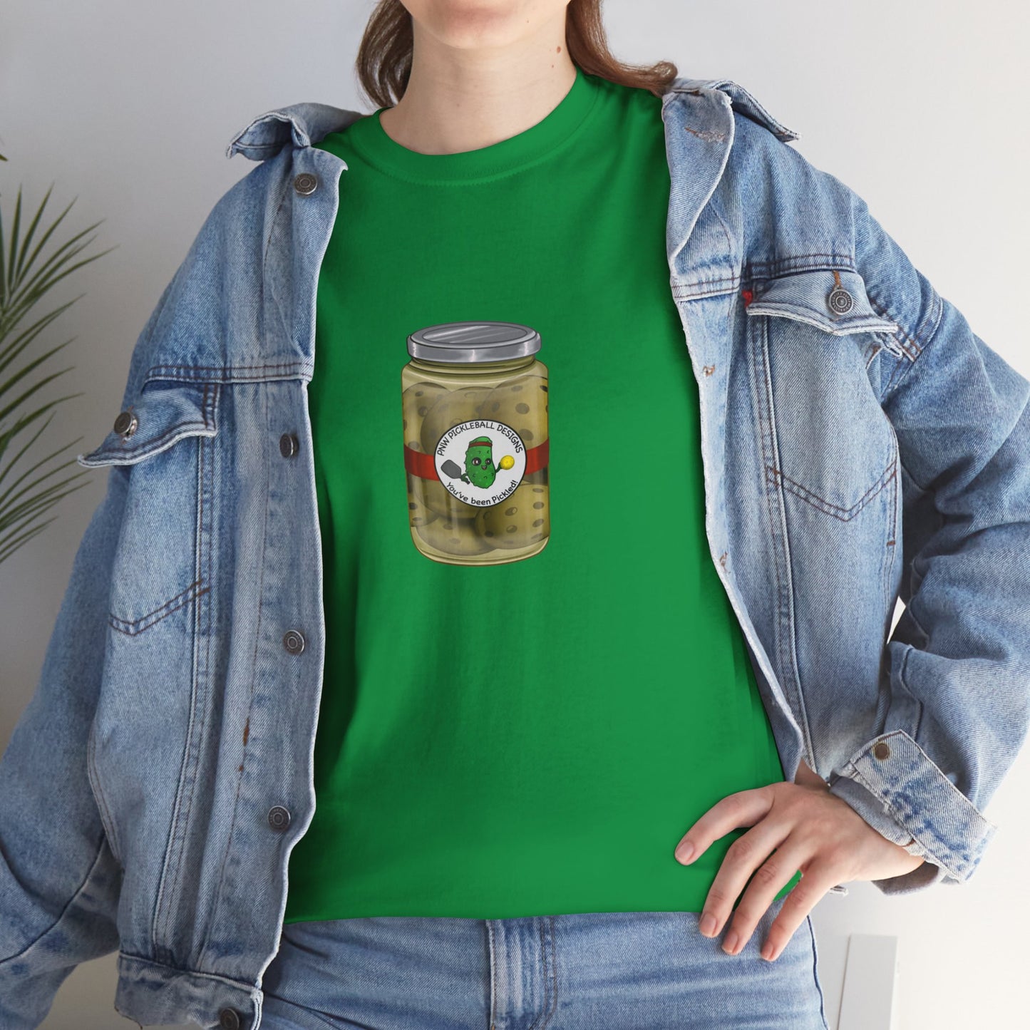 Unisex Heavy Cotton Pickleballs Jar Tee