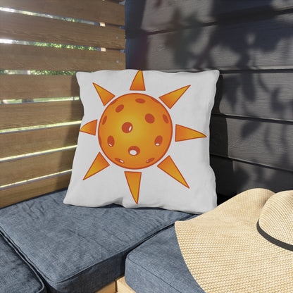 Pickleball Sun Outdoor Pillows