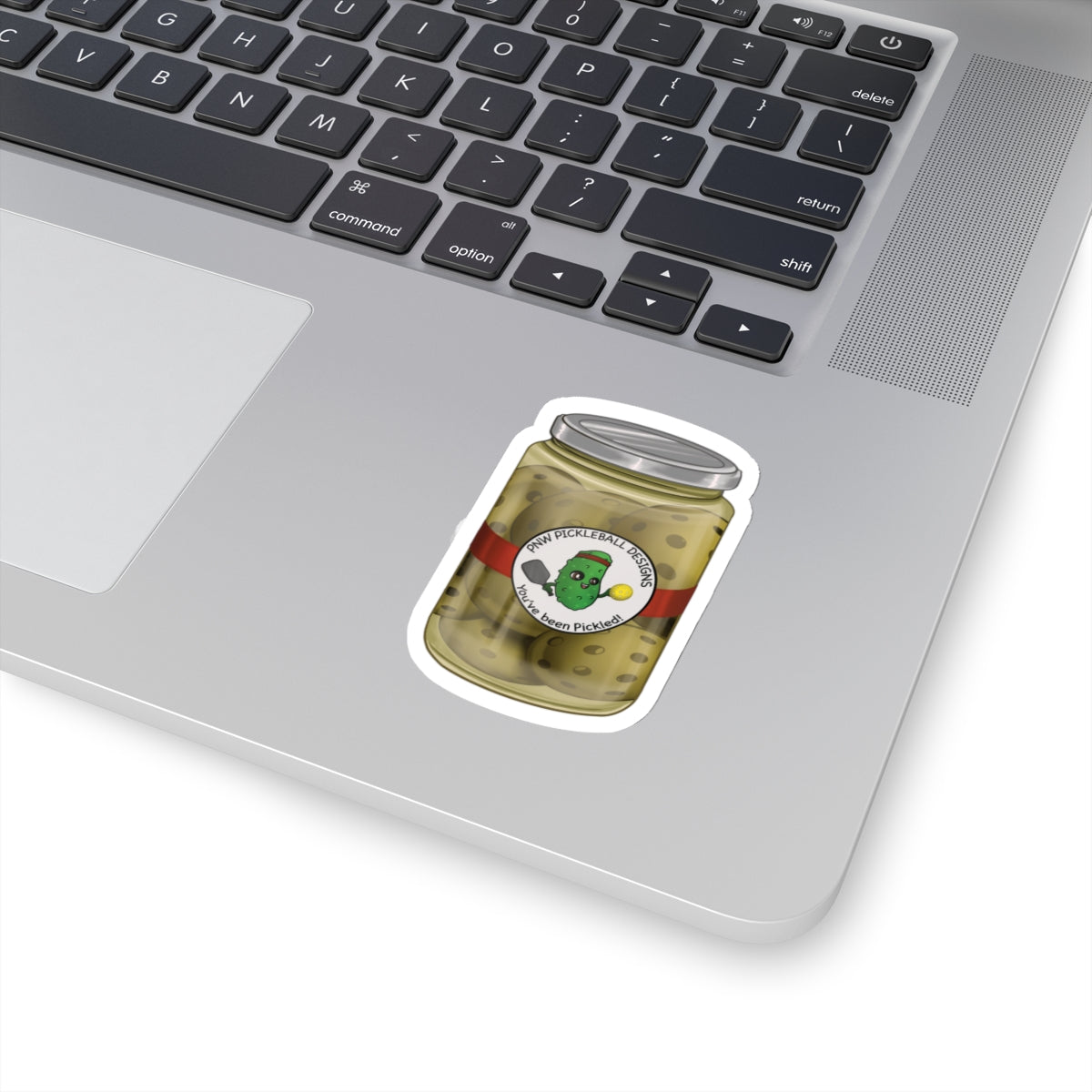 Jar of Pickleballs Sticker