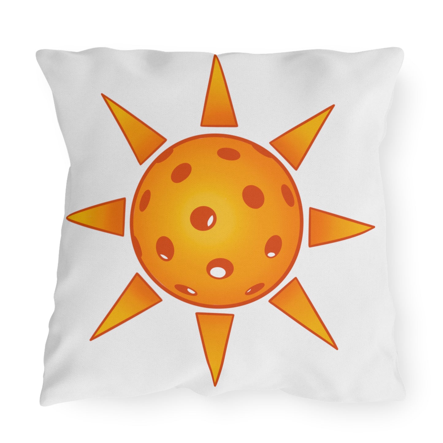 Pickleball Sun Outdoor Pillows