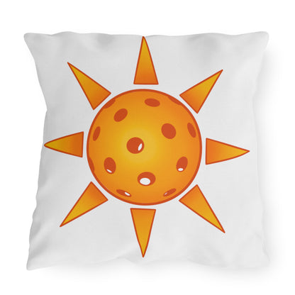 Pickleball Sun Outdoor Pillows