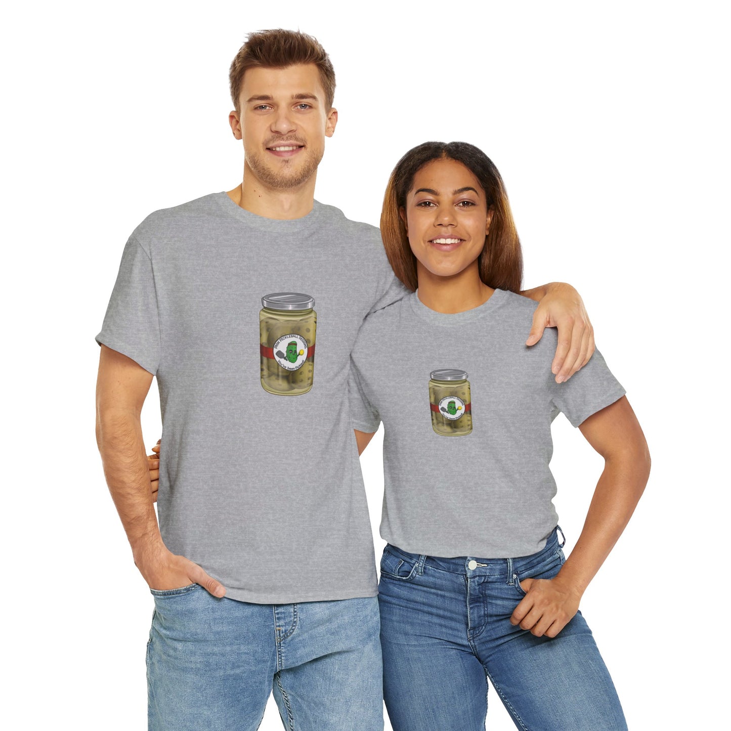 Unisex Heavy Cotton Pickleballs Jar Tee