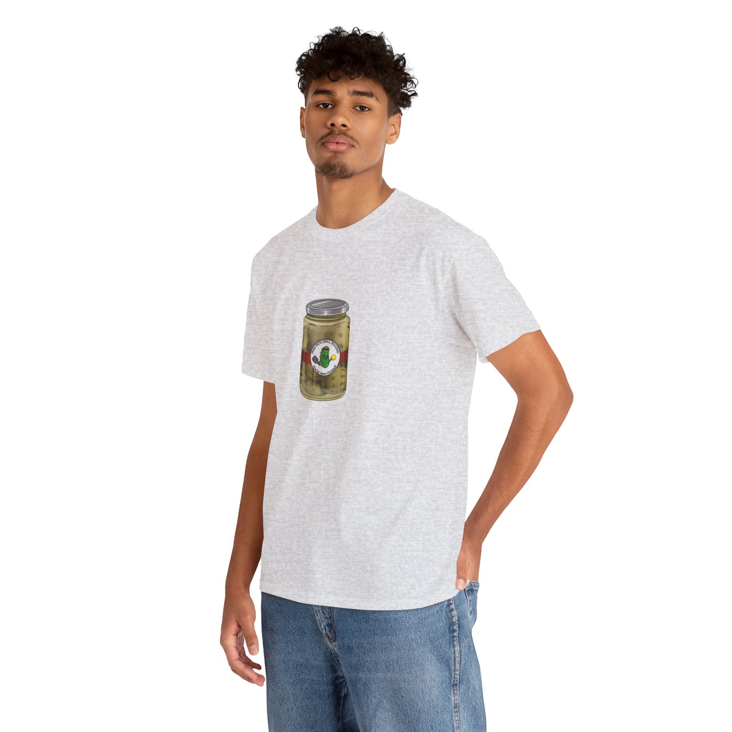 Unisex Heavy Cotton Pickleballs Jar Tee