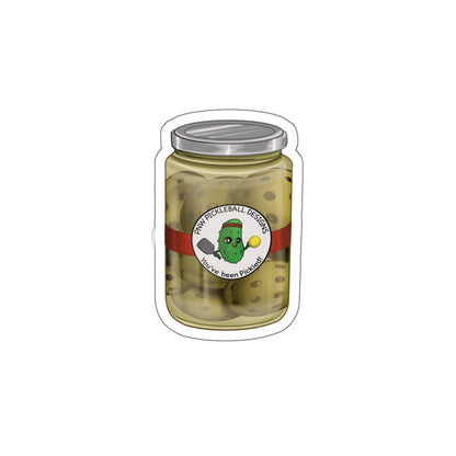 Jar of Pickleballs Sticker