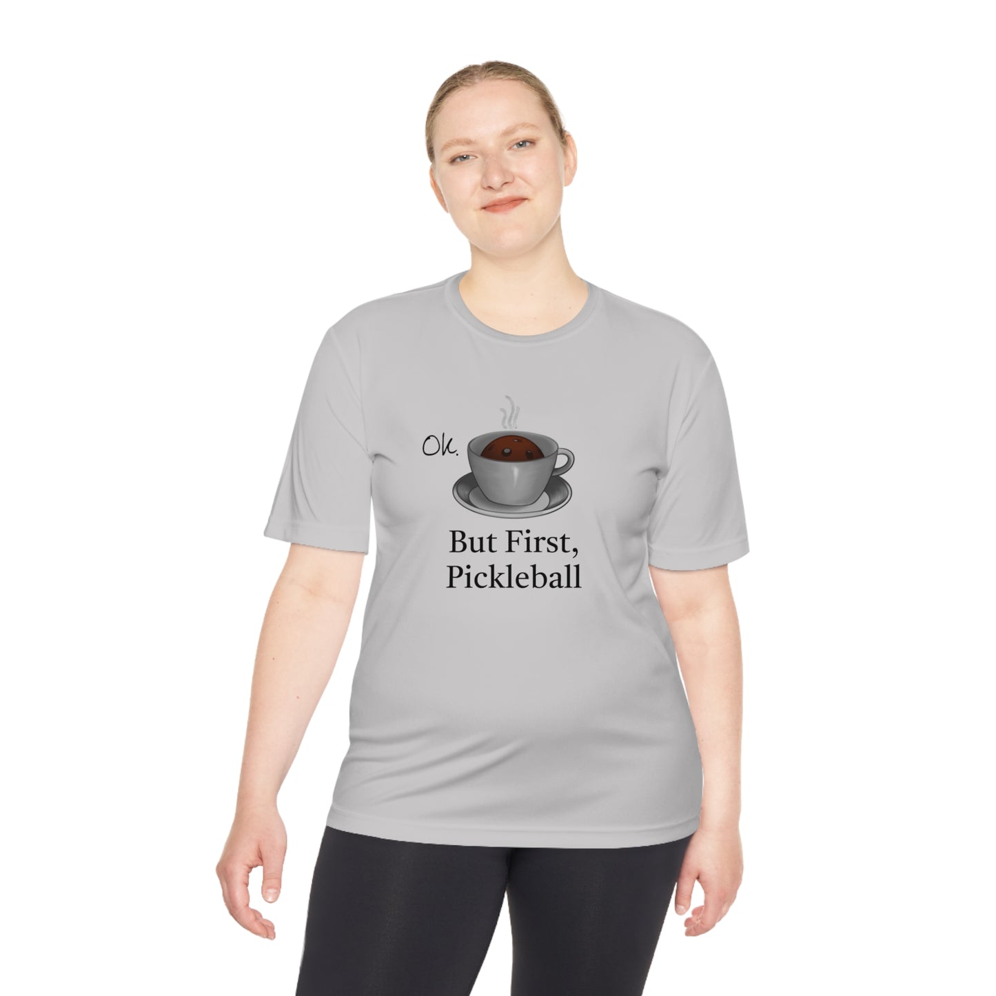 Pickleball Coffee Unisex Moisture Wicking Tee