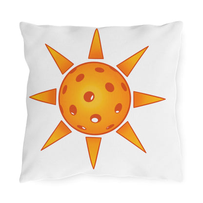 Pickleball Sun Outdoor Pillows