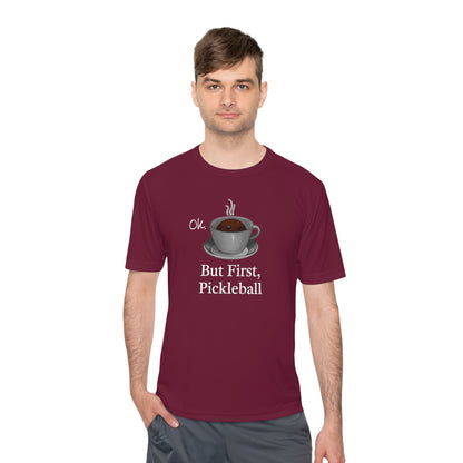 Pickleball Coffee Unisex Moisture Wicking Tee