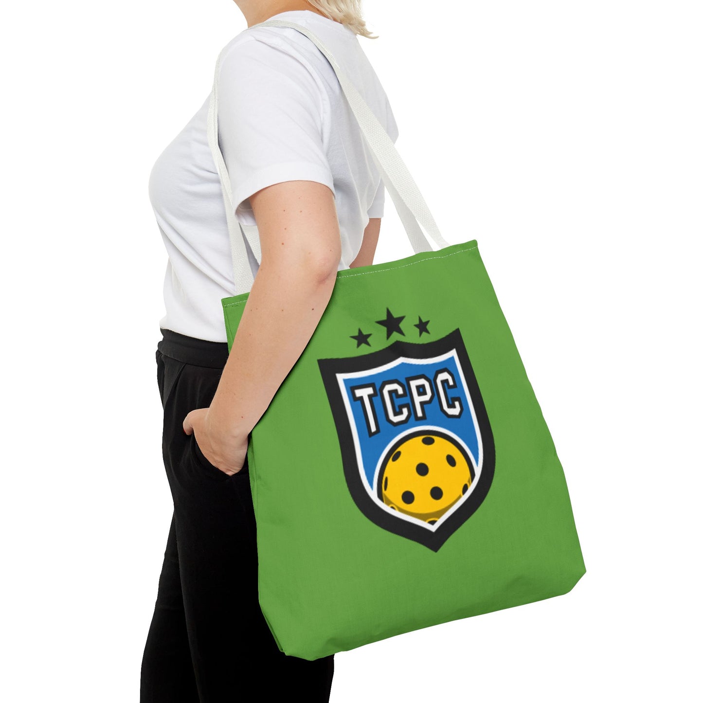 TCPC Green Tote Bag - Perfect for Pickleball Fans and Daily Use