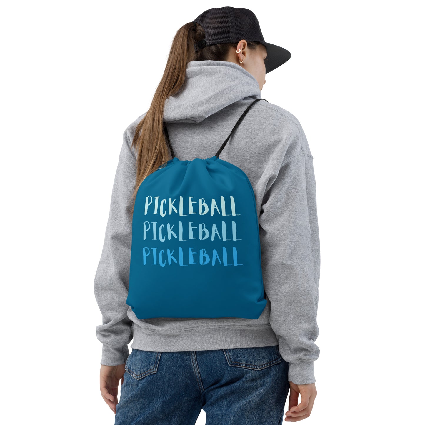 Pickleball Drawstring Bag