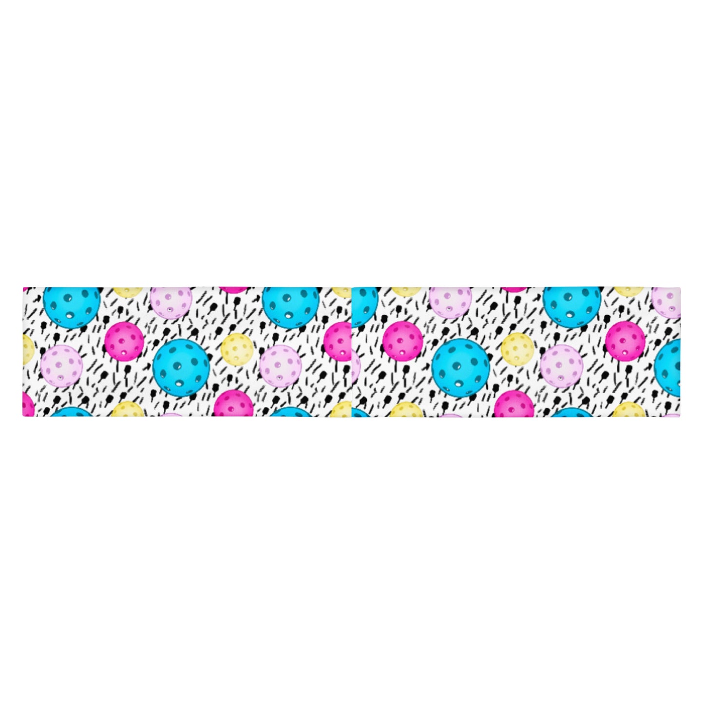 80's Themed Pickleball Pattern Headband