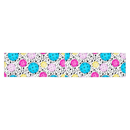 80's Themed Pickleball Pattern Headband