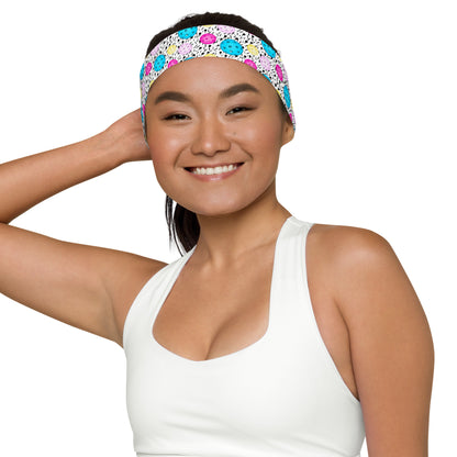 80's Themed Pickleball Pattern Headband