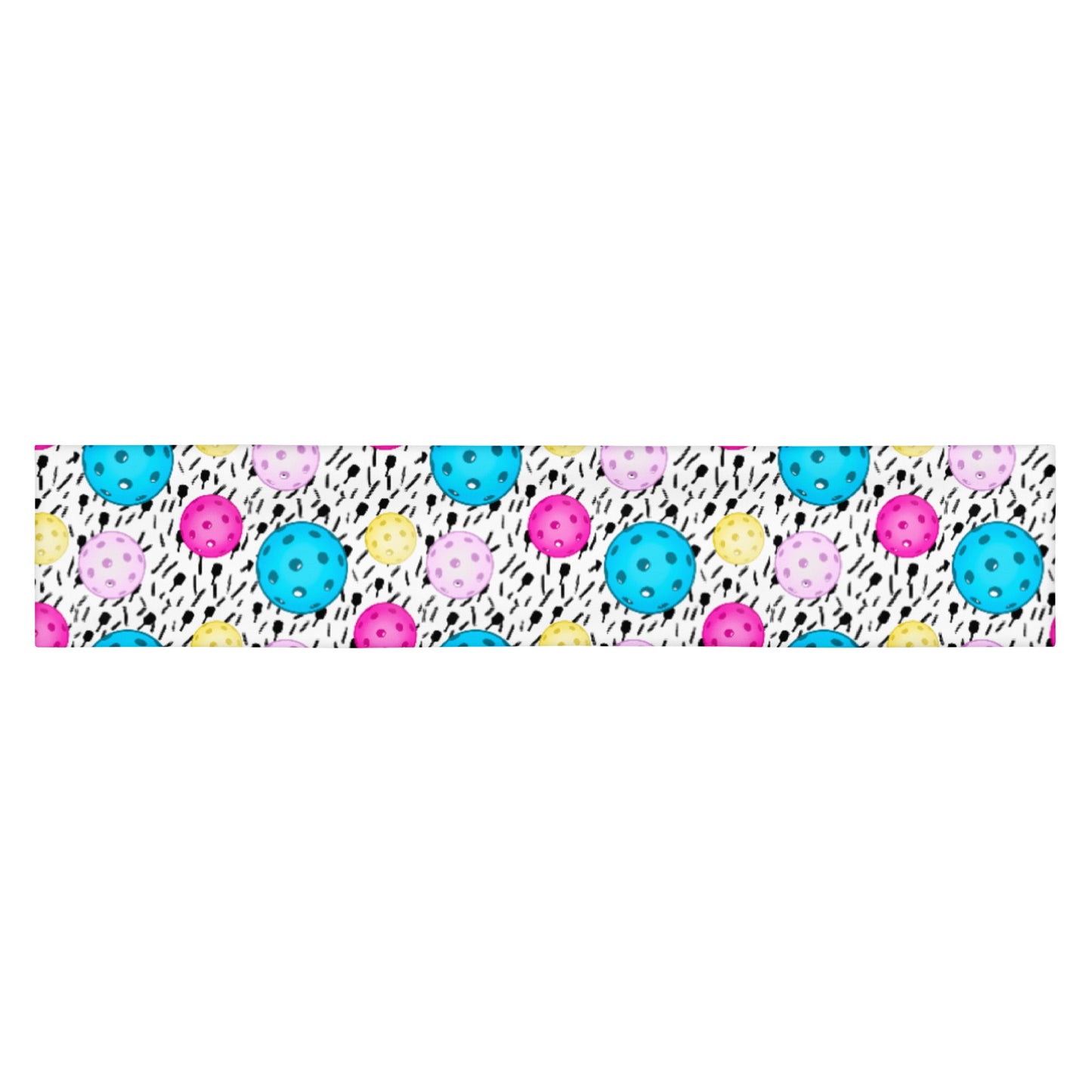 80's Themed Pickleball Pattern Headband