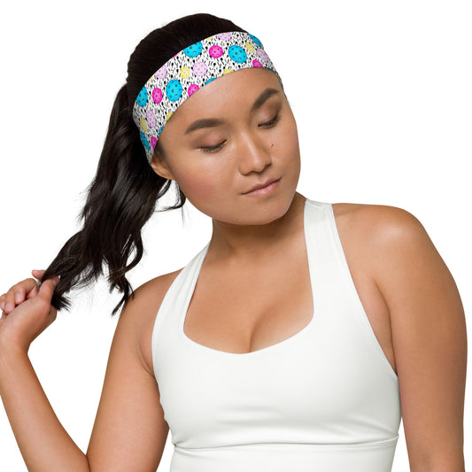 80's Themed Pickleball Pattern Headband