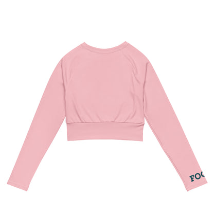 Recycled Long-Sleeve Crop Top